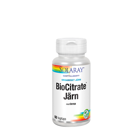 BioCitrate Järn, 60 kapslar