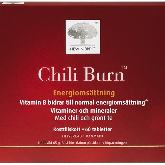 New Nordic Chili Burn 120 tabletter