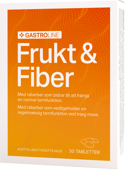 Gastroline Frukt & Fiber 30 st