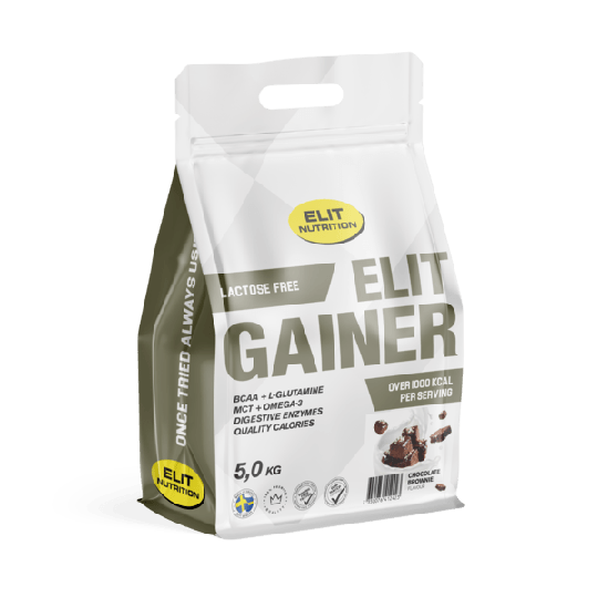 Elit Nutrition Gainer Laktosfri Chocolate Brownie 5 kg