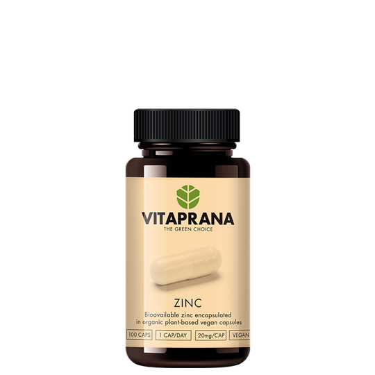 Zink, 20mg, 100 kapslar