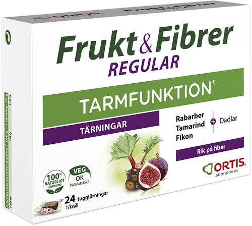 Frukt & Fibrer frukttärning, 24 st
