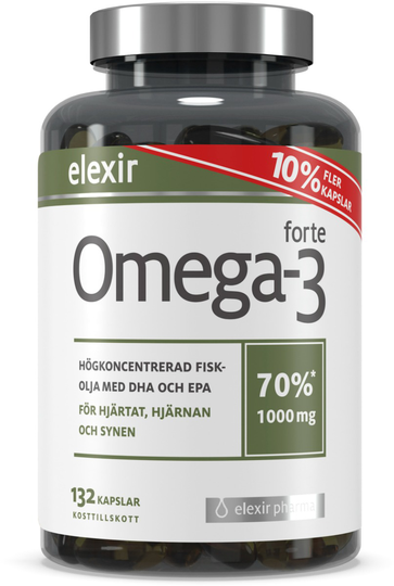 Elexir Pharma Omega-3 forte 132 styck