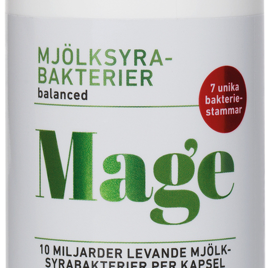 BioSalma Mjölksyrabakterier 10 miljarder 7 stammar 84 kapslar