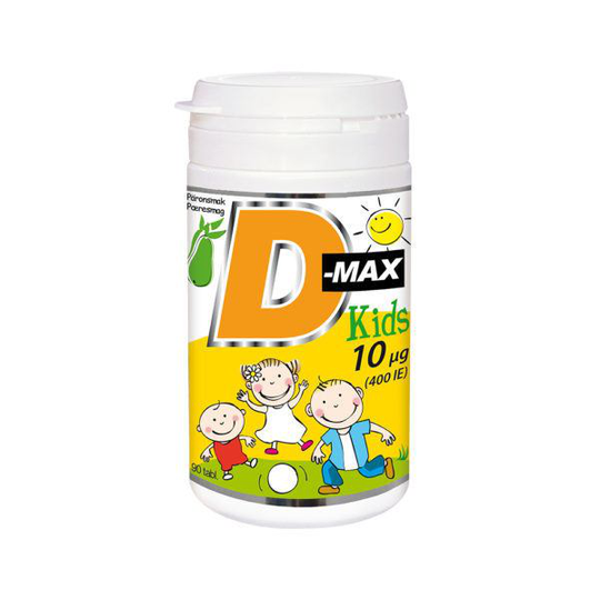 Vitabalans D-max KIDS 10 µg 90 tabletter