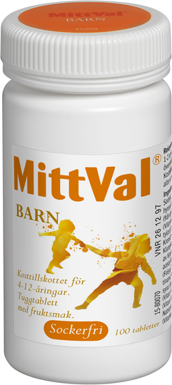 MittVal Barn tuggtablett 100 st