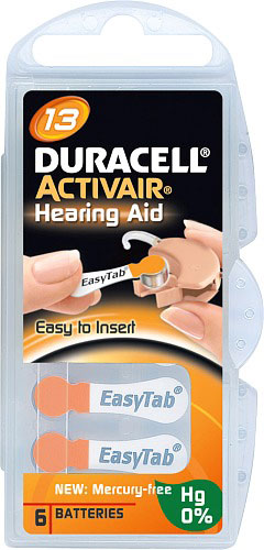 Batteri Activair kvicks.fr 13, 6 st