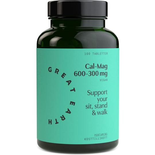 Great Earth Cal-Mag 600mg/300mg 100 tabletter