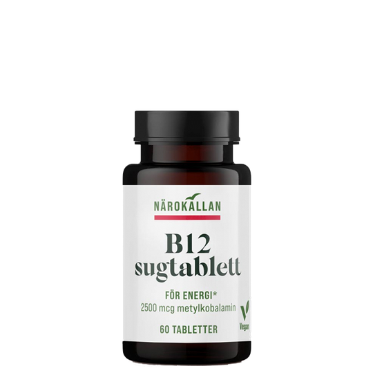 B12 sugtablett, 60 tabletter