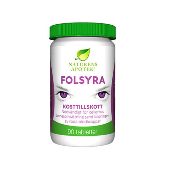 Naturens Apotek Folsyra 90 tabletter