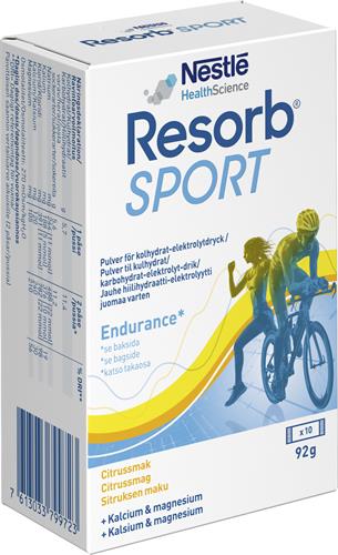 Resorb Sport pulversticks, 10 st