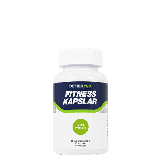 Fitness Kapslar Utan Koffein, 60 kapslar