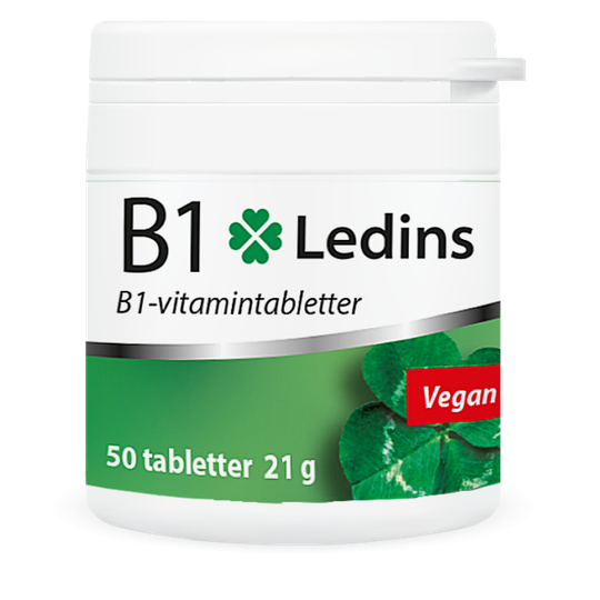 Ledins B1 Vitamin 100 mg, 50 tabletter