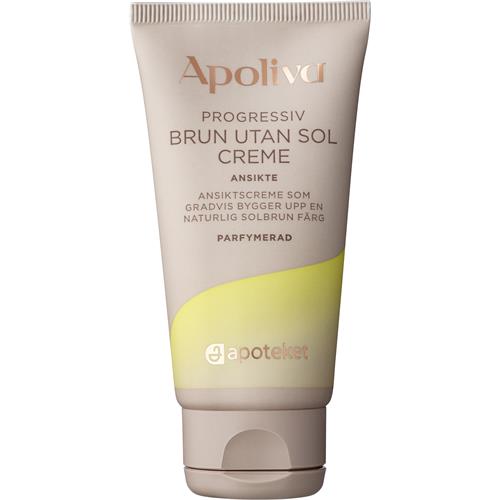 Apoliva Progressiv brun-utan-sol-creme ansikte, 50 ml
