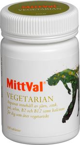 MittVal Vegetarian tablett 100 st
