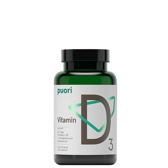 D3 D-vitamin, 120 kapslar