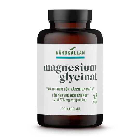 Närokällan Magnesiumglycinat 120 kapslar