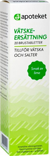 Apoteket Vätskeersättning Lime, 20 st