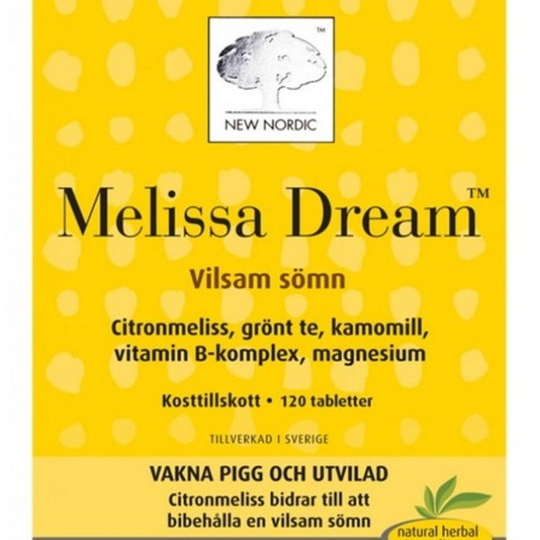 New Nordic Melissa Dream 120 tabletter