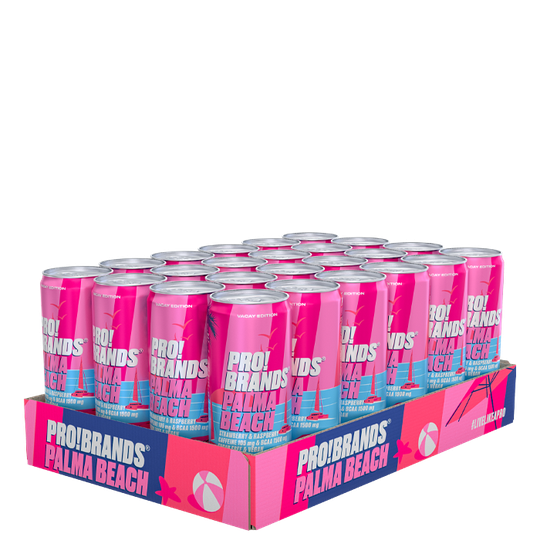 24 x Pro Brands BCAA Drink, 330 ml, Palma Beach