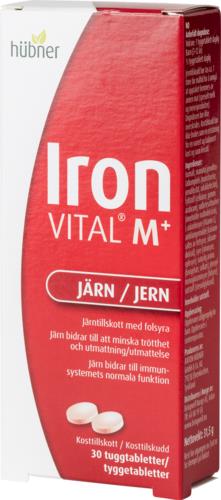 Iron Vital M+ tuggtabl, 30 st
