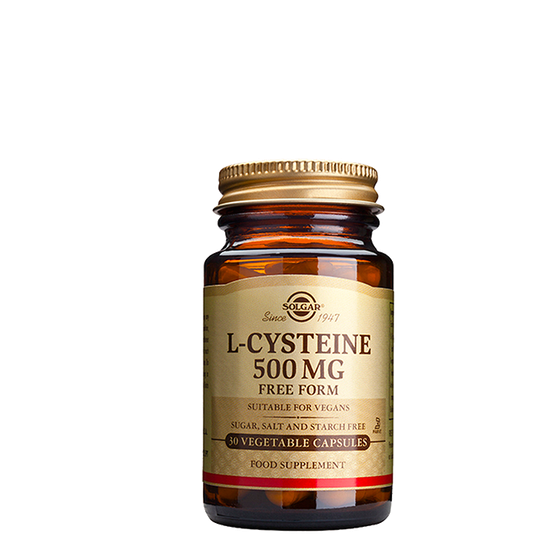 L-Cysteine, 500 mg, 30 kapslar