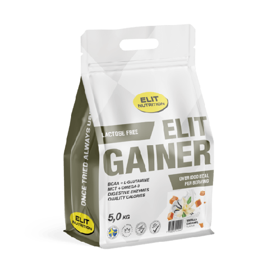 Elit Nutrition Gainer Laktosfri Vanilla Caramel 5 kg