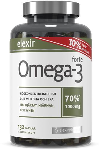 Elexir Omega-3 Forte, 132 st