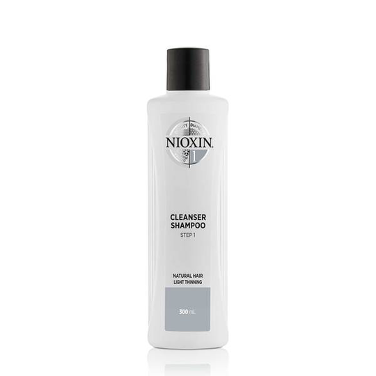 Nioxin System 1 Cleanser Schampo för obehandlat naturligt tunt hår 300 ml