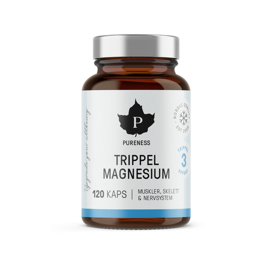 Pureness Trippel Magnesium 120 kapslar