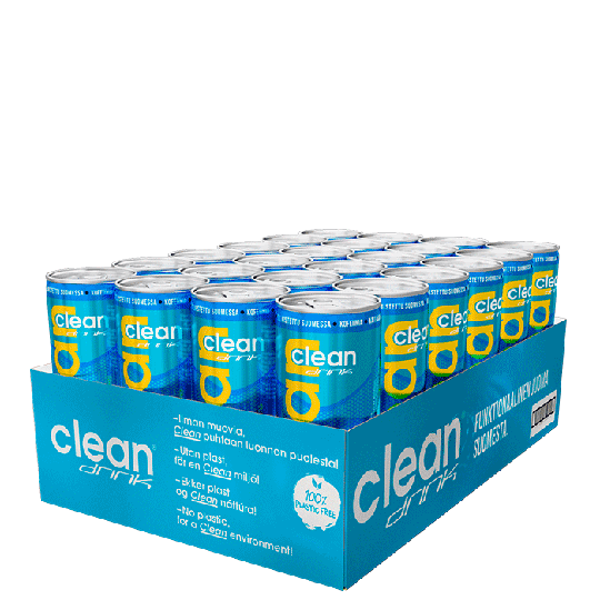 24 x Clean Drink, 330 ml, Ananas/Mango
