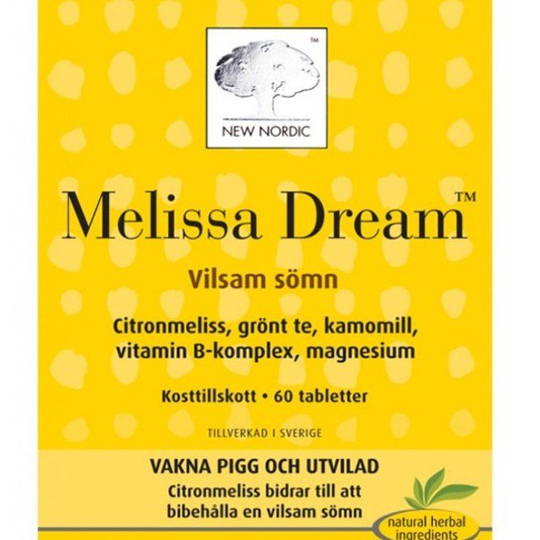 New Nordic Melissa Dream 60 tabletter