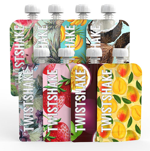 Twistshake 8x Squeeze Bag 100ml, 8 st