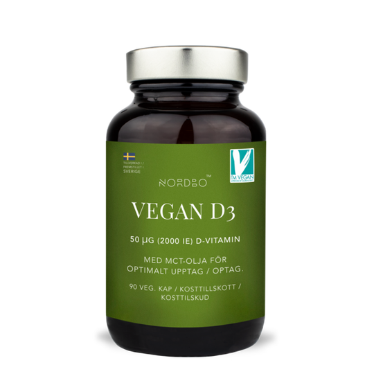 Nordbo Vegan D3 2000 IE 90 kapslar