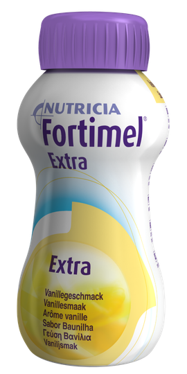 Fortimel Extra, drickfärdigt kosttillägg, vanilj 4 x 200 milliliter