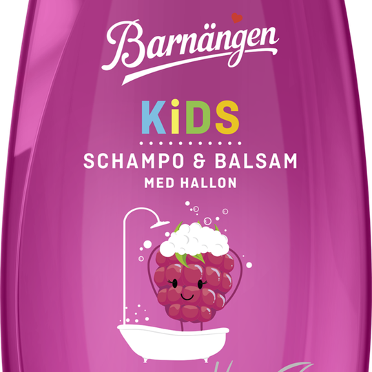 Barnängen Kids Schampo/Balsam Hallon 250 ml