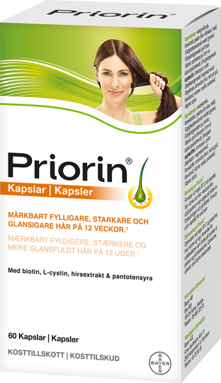 Priorin kapslar 60 st