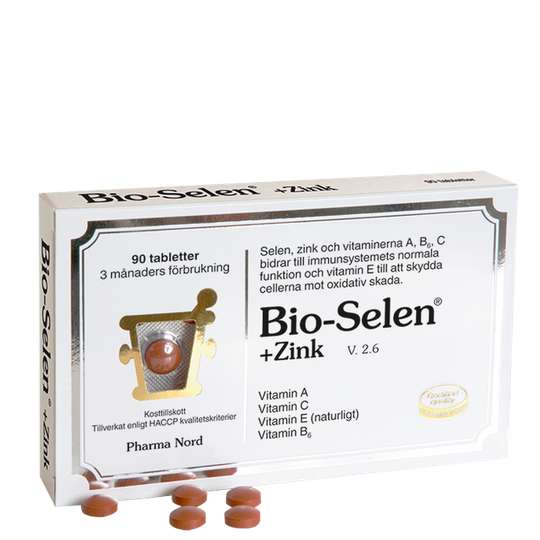 Bio-Selen med Zink, 90 tabletter