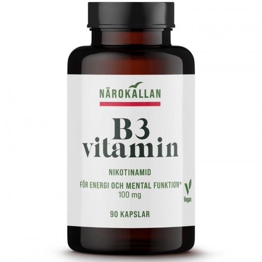 Närokällan B3 Niacinamid 100 mg 90 kapslar