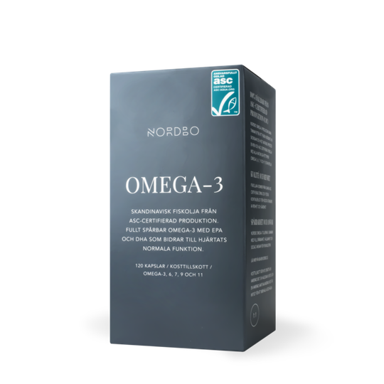 Nordbo Omega-3 ASC 120 kapslar