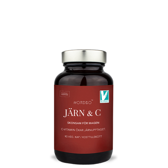 Nordbo Järn & C-vitamin 90 kapslar