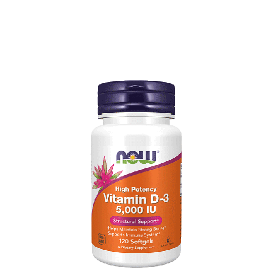 Vitamin D-3 5000 IU, 120 softgels
