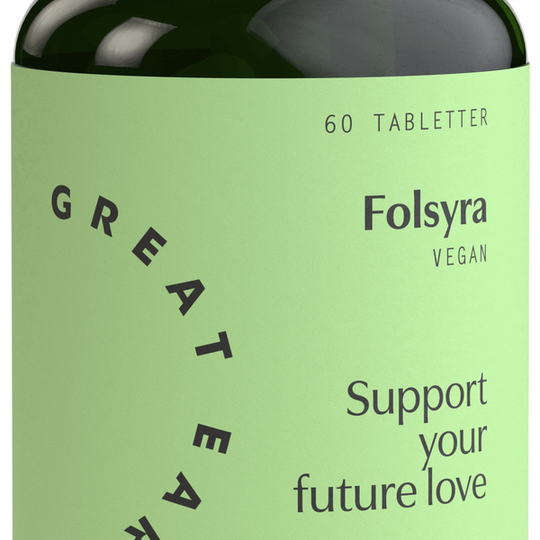 Great Earth Folsyra 400 mcg 60 tabletter