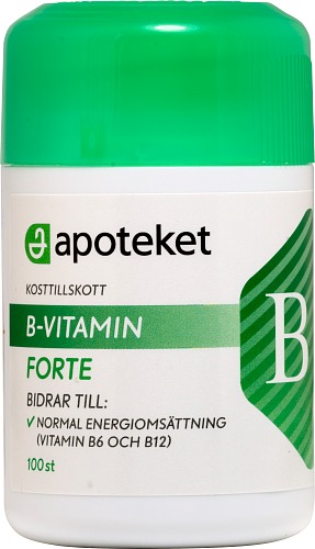 Apoteket B-vitamin Forte, 100 st
