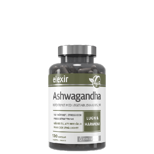 Ashwagandha, 120 veg. kapslar