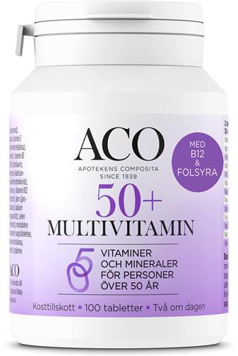 ACO 50+ Multivitamin, 100 st