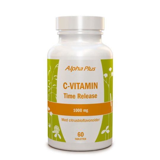 Alpha Plus C-Vitamin 1000 mg Time Release 60 tabletter