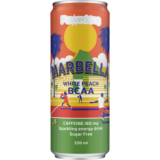 Powerking Marbella White Peach BCAA 330 ml