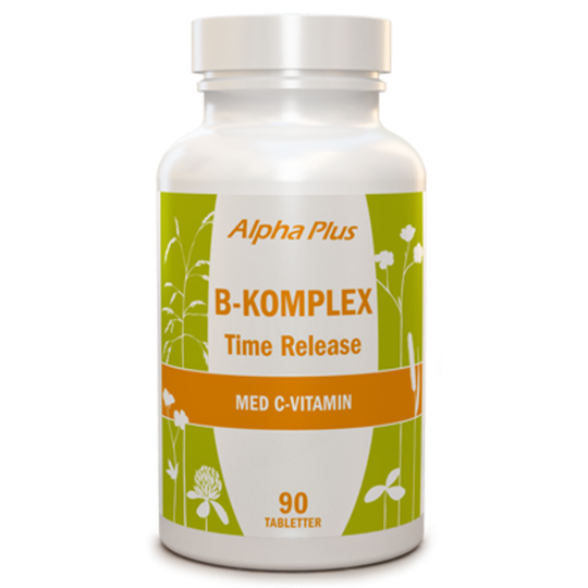 Alpha Plus B-Komplex Time Release 90 tabletter