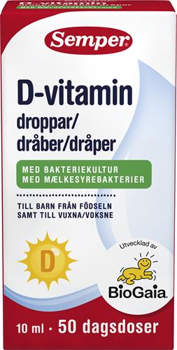 Semper D-vitamin droppar, 10 ml
